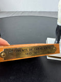 Regiments de Carabiniers Van Gerdinge Sitzendorf Porcelain French Soldier with Wooden Base & Box