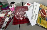 Gift Wrap Lot: Boxes, Tissue Paper, Wrapping Paper, Gift Tags, Ribbon