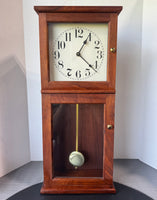 Fred Biel Stamped Shaker Style Pendulum Clock