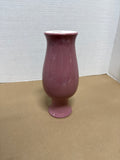 Mauve Pink Haeger Flower Vase