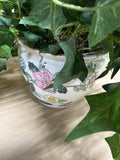 Artificial Ivy In Floral Asian Inspired Ceramic Pot