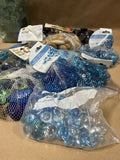 Lot Of Sea Glass And Mosaic Glass Shapes