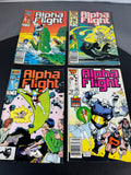 (G) Lot of 8 Marvel Alpha Flight Vintage Comics