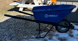 Kobalt Blue 6-cu ft Steel Wheelbarrow