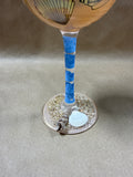 Textured Seaside Lolita Wine Glass With Case