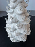 White Ceramic Christmas Tree AS IS (DOES NOT LIGHT UP)