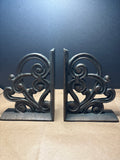 Cast Iron Scroll Bookends