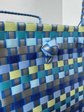 Woven PVC Large Tote Bag