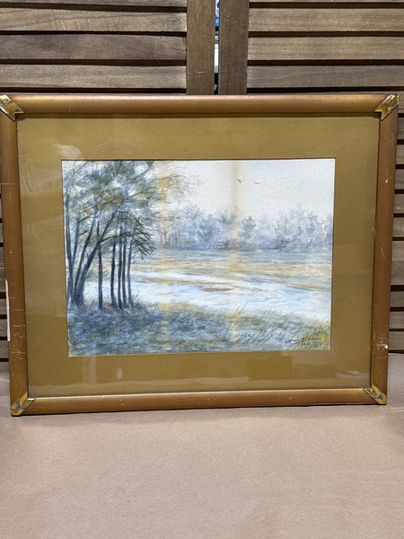 Vintage Herald Robinson Watercolor; Signed - AS IS