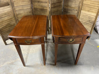 Knob Creek Drop Side End Tables with Drawer (2)