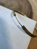 10K Gold Fill Etched Baby Bracelet