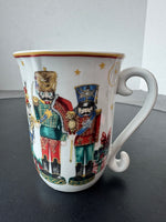 (A) Pair of Williams & Sonoma Nutcrackers Night Before Christmas Coffee Mugs