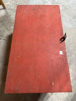 Red Painted Trunk