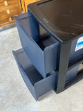 Sterilite 2 Drawer Plastic Storage