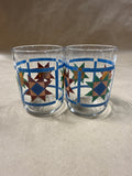 Pair Of Texas Star Juice Glasses