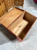 Red Painted Trunk