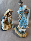 3 Piece Ceramic Nativity Set