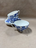7 Piece Wood & Sons Gay Day Tea Cups And Saucers