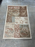 Pale Muted Tone Rug, 4' x 2'7"