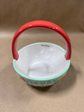 Spring Time Ceramic Bowl Basket