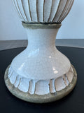 Pottery Barn Crackled Enamel & Cement Urn