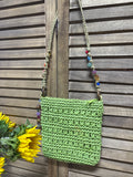 Cappelli Purse with Whimsical Bead Accents