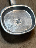 Mid Century Pewter Pendant / Signed by Artist; Roland Landerholm