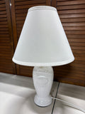 White Ceramic Shell Lamp, WORKS