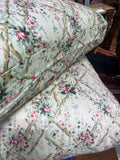 Cream Tone Wicker Sofa with Cushions