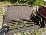 Patio Love Seat with Cushions