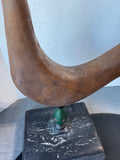 Signed Folk Style Rustic Wooden Bird Sculpture AS IS (READ DESCRIPTION CAREFULLY)