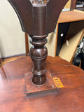 Two Tier Pie Crust Accent Table with Tripods Base