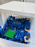 Large Lot of Assorted Legos in 2 Sterilite 3-Drawer Storage Units