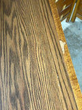American Oak Beverage Cart on Casters