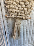 Mid Century Owl Macrame (A)