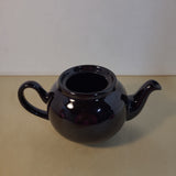 Old Royal Cauldon England Brown/Black Pottery Teapot