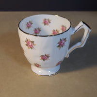 Aynsley Rosebud Tea Cup and Saucer Set