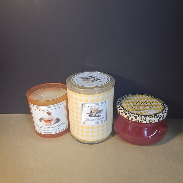 Lot of 3 Scented Candles
