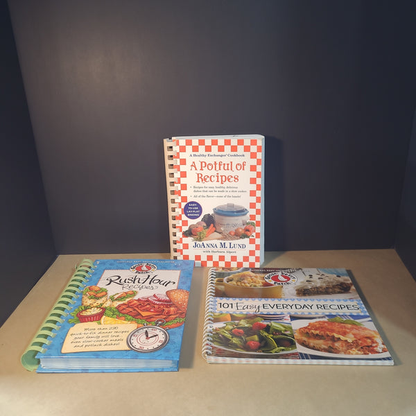Lot of 3 Cooking Receipes Cook Books
