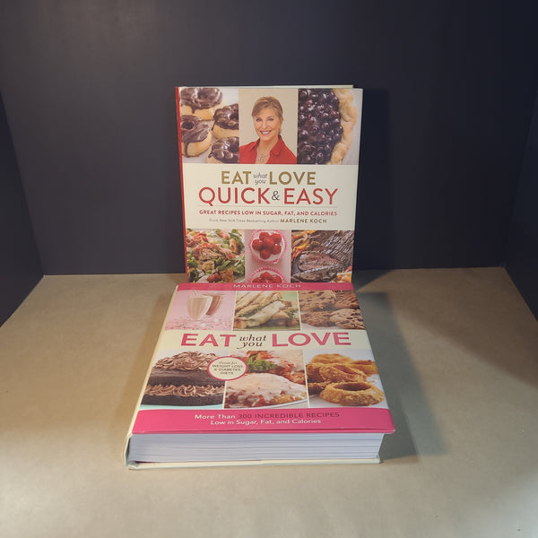 Pair of "Eat What You Love" Cook Books