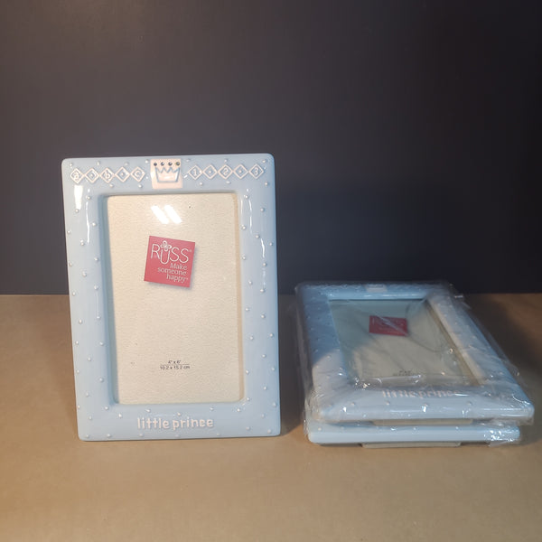 Set of 3 Russ Baby Blue "Little Prince" Decorative Picture Frames