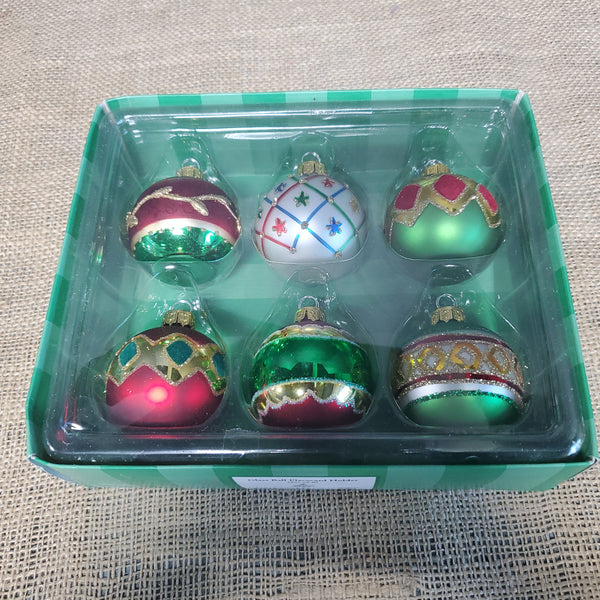 Department 56 Glass Ball Placecard Holders UNOPENED