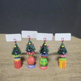 4 Piece Department 56 Set of Sisal Tree Place Cardholder (3 SETS AVAILABLE PRICED INDIVIDUALLY AT $10 EACH)