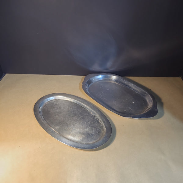 Pair of Silverplated Trays
