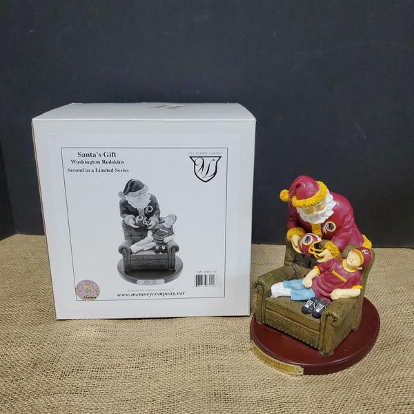 Vintage Santa's Gift Washington NFL Team Second in a Limited Series Figurine