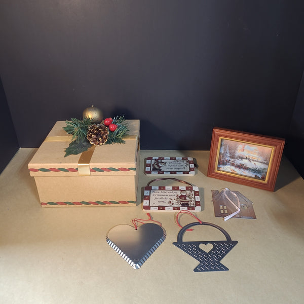 Box of Holiday Decor