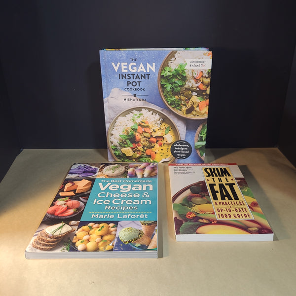 Lot of 3 Vegan & Dieting Books