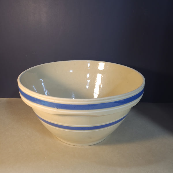 Vintage Yellow Stoneware "10" Mixing Bowl