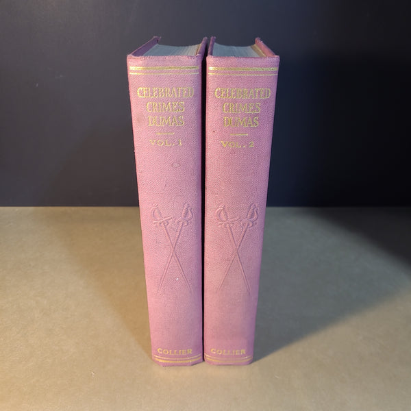 Pair of "Celebrated Crimes" Volumes 1 & 2 by Alexander Dumas