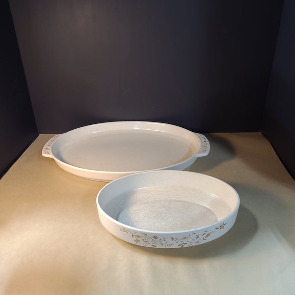 Temper-ware by Lenox Merriment Platter & Oval Vegetable Bowl